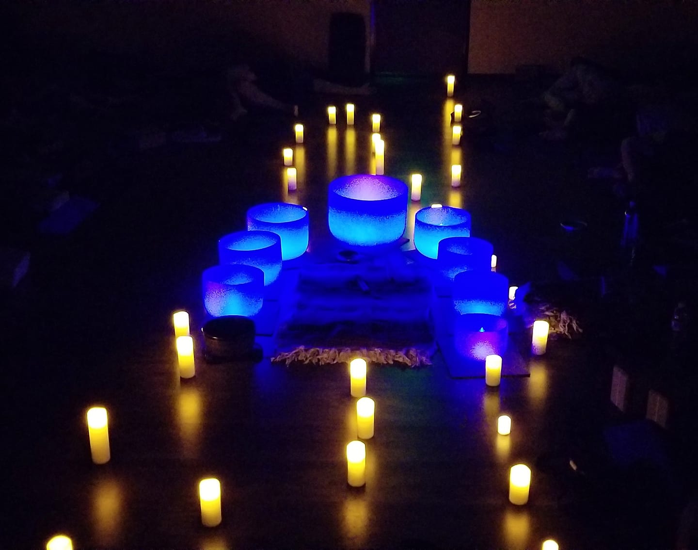 sound bath set up sound bath set up